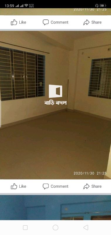 Flat rent in Dhaka দক্ষিণখান, Faizun Garden, 28/1, Collage road Ainusbagh, Dhakkhinkhan. Dhaka