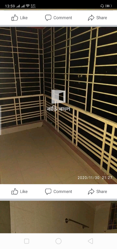 Flat rent in Dhaka দক্ষিণখান, Faizun Garden, 28/1, Collage road Ainusbagh, Dhakkhinkhan. Dhaka
