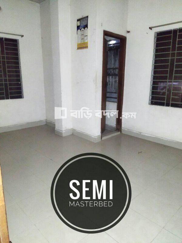 Flat rent in Dhaka বনশ্রী, বনশ্রী এইচ ব্লক মেরাদিয়া বাজারের নিকট
