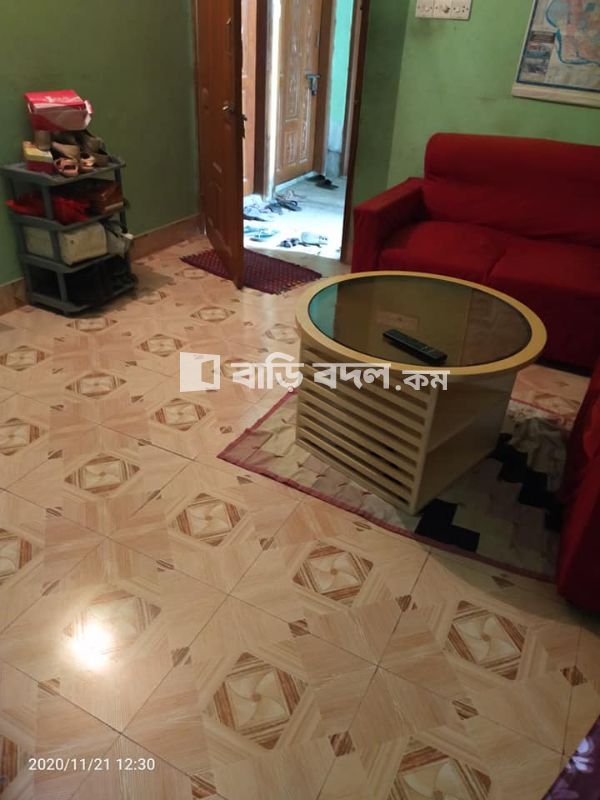 Flat rent in নতুন বাজার নূরের চালা। বাসতলা থেকে রিকসায় ২০ টাকার ভাড়া। | 2 bed(s) | Newmarket | Baribodol.com, Best property rental platform in Bangladesh