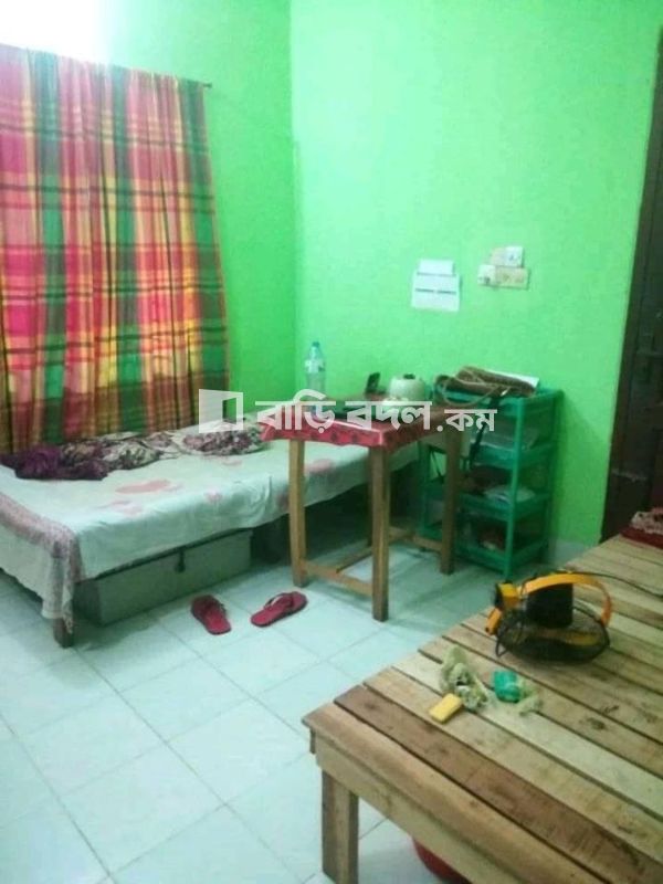Flat rent in (কুরাতলি মামা হোটেল এর পাশে) বাড়ি নাম্বর: ক/১৭৪/৫ এ.আই.ইউ.বি রোড | 1 bed(s) | Bashundhara RA | Baribodol.com, Best property rental platform in Bangladesh
