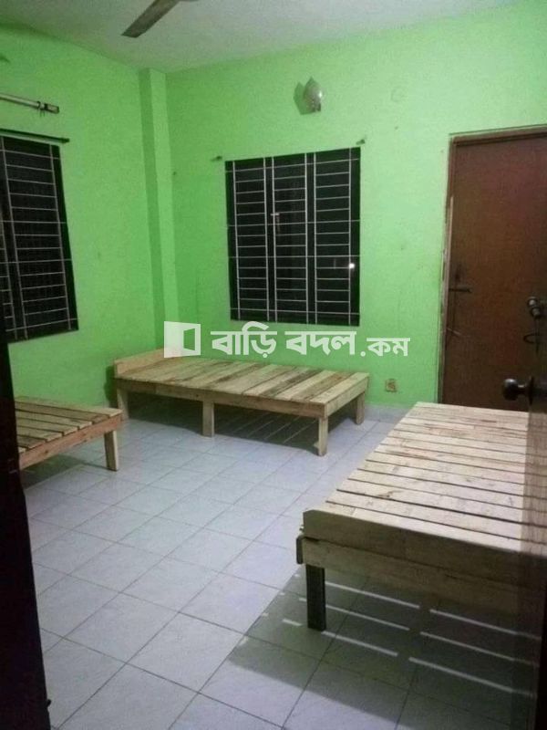 Flat rent in (কুরাতলি মামা হোটেল এর পাশে) বাড়ি নাম্বর: ক/১৭৪/৫ এ.আই.ইউ.বি রোড | 1 bed(s) | Bashundhara RA | Baribodol.com, Best property rental platform in Bangladesh